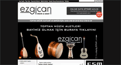 Desktop Screenshot of ezgicanmuzik.com