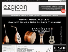 Tablet Screenshot of ezgicanmuzik.com